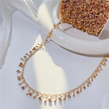 1m KC Glass Beads Necklace Chains Bulk Lot Copper Link Bracelet Chains