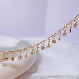 1m KC Glass Beads Necklace Chains Bulk Lot Copper Link Bracelet Chains