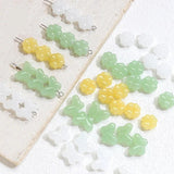 10 Retro Lotus Seed Glass Beads for DIY Jewelry Charm Necklace