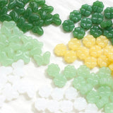10 Retro Lotus Seed Glass Beads for DIY Jewelry Charm Necklace