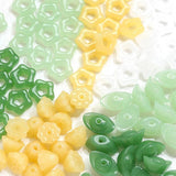 10 Retro Lotus Seed Glass Beads for DIY Jewelry Charm Necklace