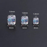 Faceted Glass Crystal Beads for Jewelry Making DIY Bracelet Spacer Cube Beaded