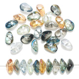 Stone-shaped Glass Bead Pendant for DIY Bracelets