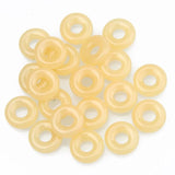 50PCS 13mm Circle Charms Rustic Peace Buckle Glass Beads No Hole