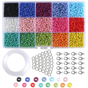 7000 Glass Beads 3mm Small Craft Beads