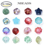 20-100PC Mixed Color Glass Beads Spacer Loose Beads for Jewelry Making