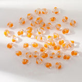 6PCS Glaze Glass Beads Poached Egg DIY Jewelry Making Supplies