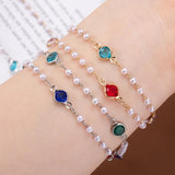 1M Colorful Glass Beads Chain for Jewelry Making DIY