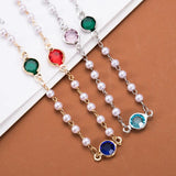 1M Colorful Glass Beads Chain for Jewelry Making DIY