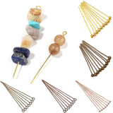 100-200Pcs Gold/Silver Head Pins Jewelry Making Beading Diy