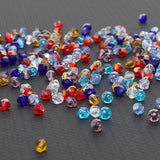 10 Strands 4mm Bicone Crystal Glass Beads for DIY Jewelry Making