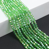 10 Strands 4mm Bicone Crystal Glass Beads for DIY Jewelry Making