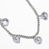 1m Crystal Beaded Chain Glass Beads Necklace Bracelet DIY Supplies