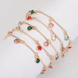 Crystal Glass Bead Copper Chain Jewelry Making DIY Bohamian Accessories