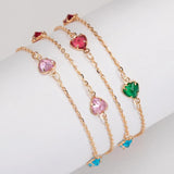 Crystal Glass Bead Copper Chain Jewelry Making DIY Bohamian Accessories