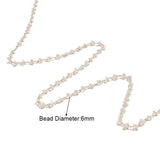 Glass Beads Chains Bracelet Bulk Lot Metal Copper Link Necklace