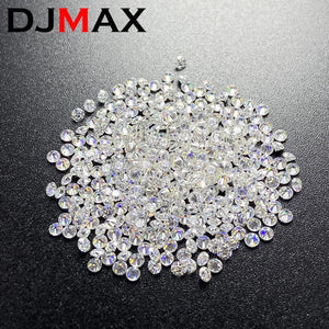 D VVS1 Lab Grown Moissanite Diamonds Beads Loose Moissanites 0.8mm-3mm