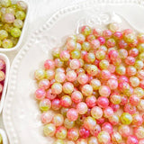 50pcs 10mm Pearlescence Glass Beads for DIY Jewelry Making