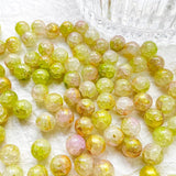 50pcs 10mm Pearlescence Glass Beads for DIY Jewelry Making