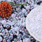 Transparent Milk White AB Acrylic Beads 6-12mm for Jewelry Making