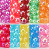 Transparent Milk White AB Acrylic Beads 6-12mm for Jewelry Making