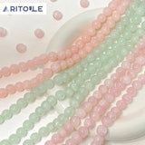 Jade Fragmented Glass Beads Loose Beads DIY Bracelet Jewelry Materials
