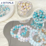 Jade Fragmented Glass Beads Loose Beads DIY Bracelet Jewelry Materials