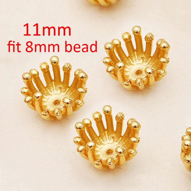 20-40pcs 13x19mm Glass Bead Pendants for DIY Earrings Wedding Jewelry