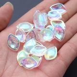 20-40pcs 13x19mm Glass Bead Pendants for DIY Earrings Wedding Jewelry
