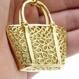 Rhinestone Key Chain Set Handbag Car Keychain