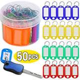 Plastic Custom Split Ring ID Key Tags Labels Key Chains Key Rings
