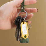 Plastic Custom Split Ring ID Key Tags Labels Key Chains Key Rings