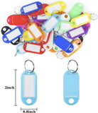 Plastic Custom Split Ring ID Key Tags Labels Key Chains Key Rings