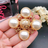 Camellia Brooch for Women CC Brooch Gift for Girl Accessory For Jewelry