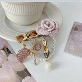 Camellia Brooch for Women CC Brooch Gift for Girl Accessory For Jewelry