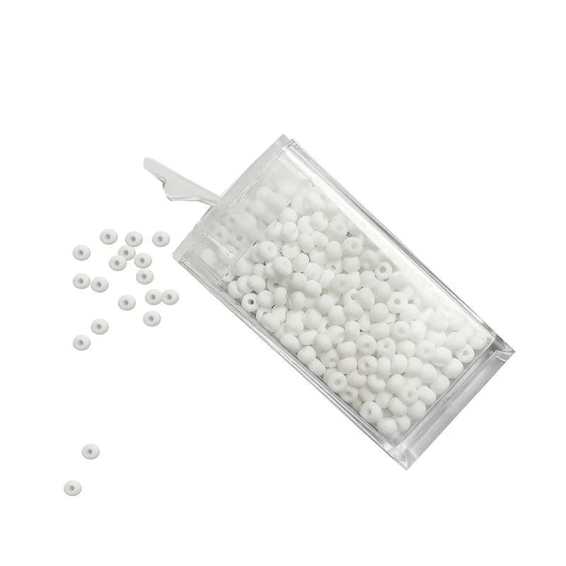 Colorful 3mm Glass Seed Beads DIY Jewelry Making 350pcs