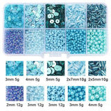 10 Grid Charm Crystal Glass Seed Beads Set For Jewelry Making