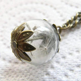 5Pc 8-25mm Hollow Glass Ball with Hole DIY Glass Charms