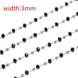 3MM Stainless Steel Beaded Necklace Chain Bulk