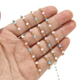 3MM Stainless Steel Beaded Necklace Chain Bulk