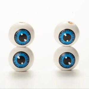 20Pcs 16MM Wooden Beads DIY Party Decoration Kids Toys Bracelet Accessories