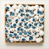 20Pcs 16MM Wooden Beads DIY Party Decoration Kids Toys Bracelet Accessories