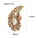 Large Rhinestone Crystal Brooch for Women