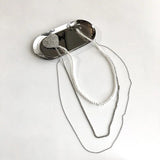 Rhinestone Zircon Multilayer Tassel Chain Brooch