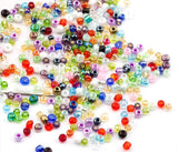 3000pcs Small 2MM Czech Crystal Glass Seed Beads Mix for Kids DIY Jewelry Making