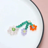 6pcs DIY Jewelry Summer Glass Crystal Beads Earrings Charms