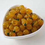 6PCS Glaze Glass Pear Beads Jewelry Making Supplies