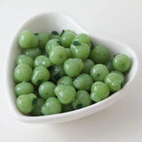 6PCS Glaze Glass Pear Beads Jewelry Making Supplies