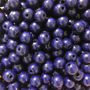 50Pcs/Set Royal Wooden Beads Round Balls for DIY Jewelry Making