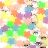 50pcs 11mm Colorful Star Acrylic Spacer Beads for DIY Jewelry Making